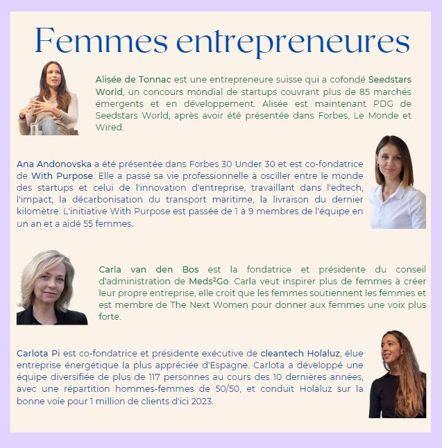 femmes entrepreneures