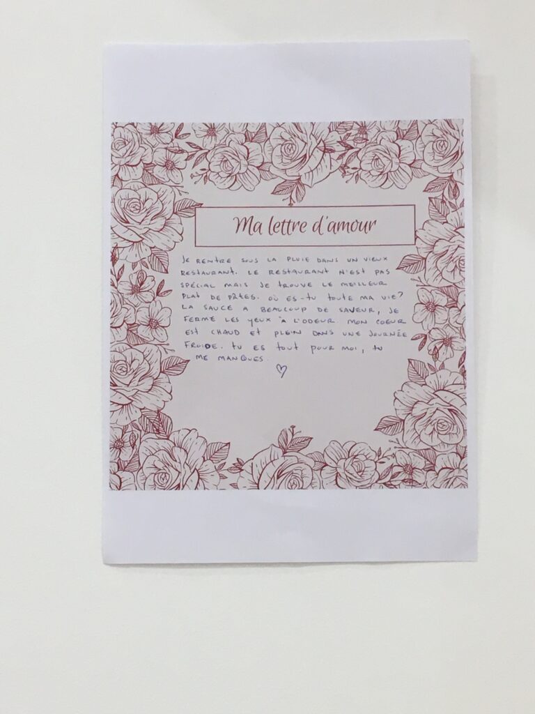Lettre d'amour